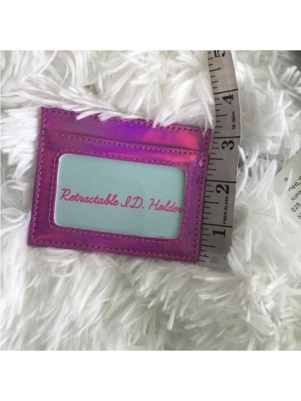 Kohl's Woman' or student retractable ID case attached retractable clip - Picture 5 of 11